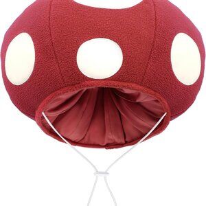 Anime Mushrooms Toad Hat Multicolor Spotted Cap Game Cosplay Hat Cottagecore Cos